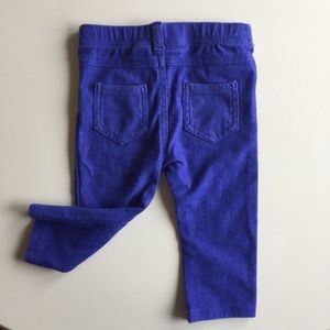 stretchy purple jeggings